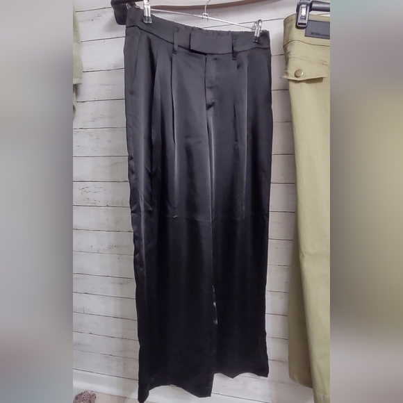 A New Day Silky Black wide Leg Trouser size 6 NWOT - Picture 1 of 9